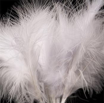 Florist Feathers - White Fluff Feathers - Wedding Accessories