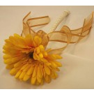 Flowergirl's Yellow & Gold Gerbera Wand