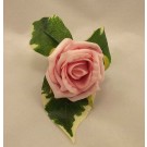 Single Pink Rose Buttonhole