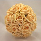 Gold Rose Diamante Bridesmaid's Bouquet