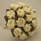 White Rose Diamante Bridesmaid's Bouquet