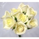 8 Luxury Ivory Rosebuds