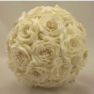 Cream Wild Rose Bridal Bouquet