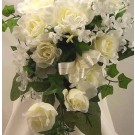 Cream Rose Shower Bouquet