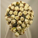 Ivory Jubilee Rose Diamante Shower Bouquet