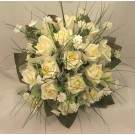 Ivory Rose & Stephanotis Posy Bouquet