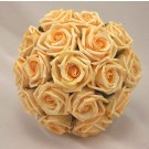 Gold Open Rose Table Posy