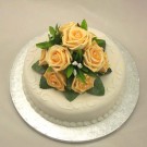 Gold Rose Luxury Cake Topper