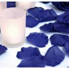 Navy Blue Silk Rose Petals